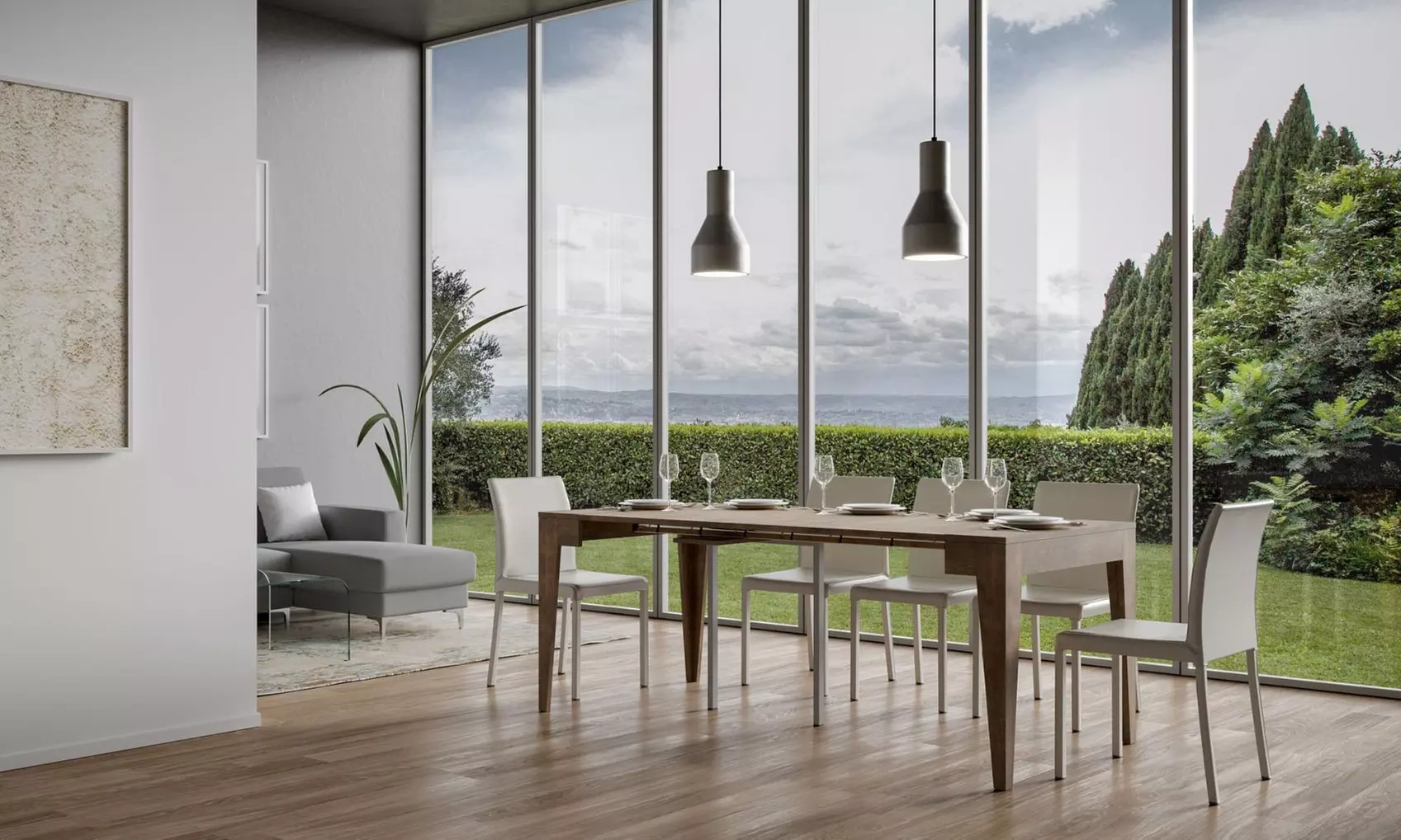 Table console à rallonge "Isotta"