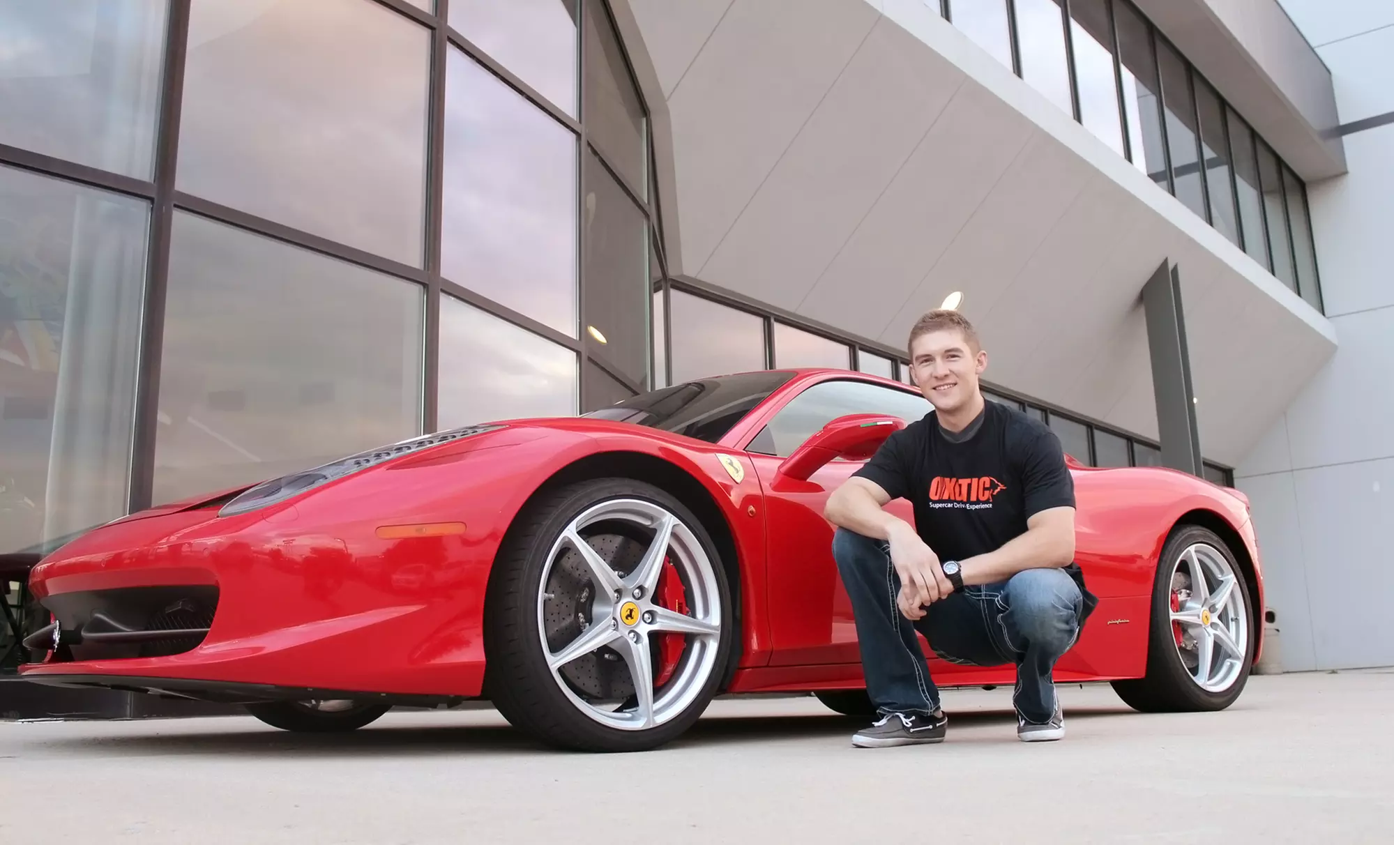 $71.99 for a 10-Mile Ferrari or Lamborghini Ride-Along at Oxotic Supercar Driving Experience ($149 Value) - Primary Image