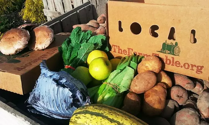 Produce Co-op Membership and Deliveries, or Add-On Box from The Farm Table (41% Off) - Primary Image