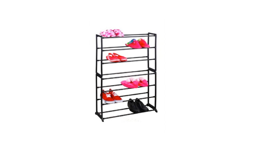 Image 6: Multi-Tier Shoe Rack