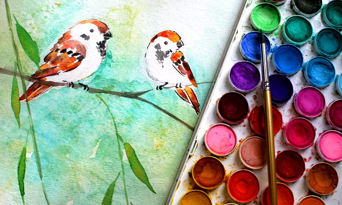 BYOB Painting Class or Four Drawing-Technique Classes at Houston Art Lessons (Up to 49% Off)  - Primary Image