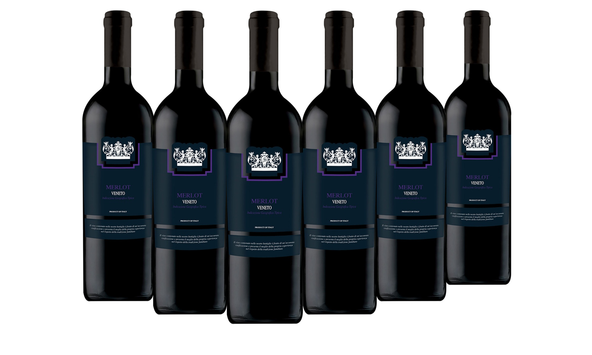 6 oder 12 Flaschen Merlot IGT De Angeli (bis zu 8,22€/L)