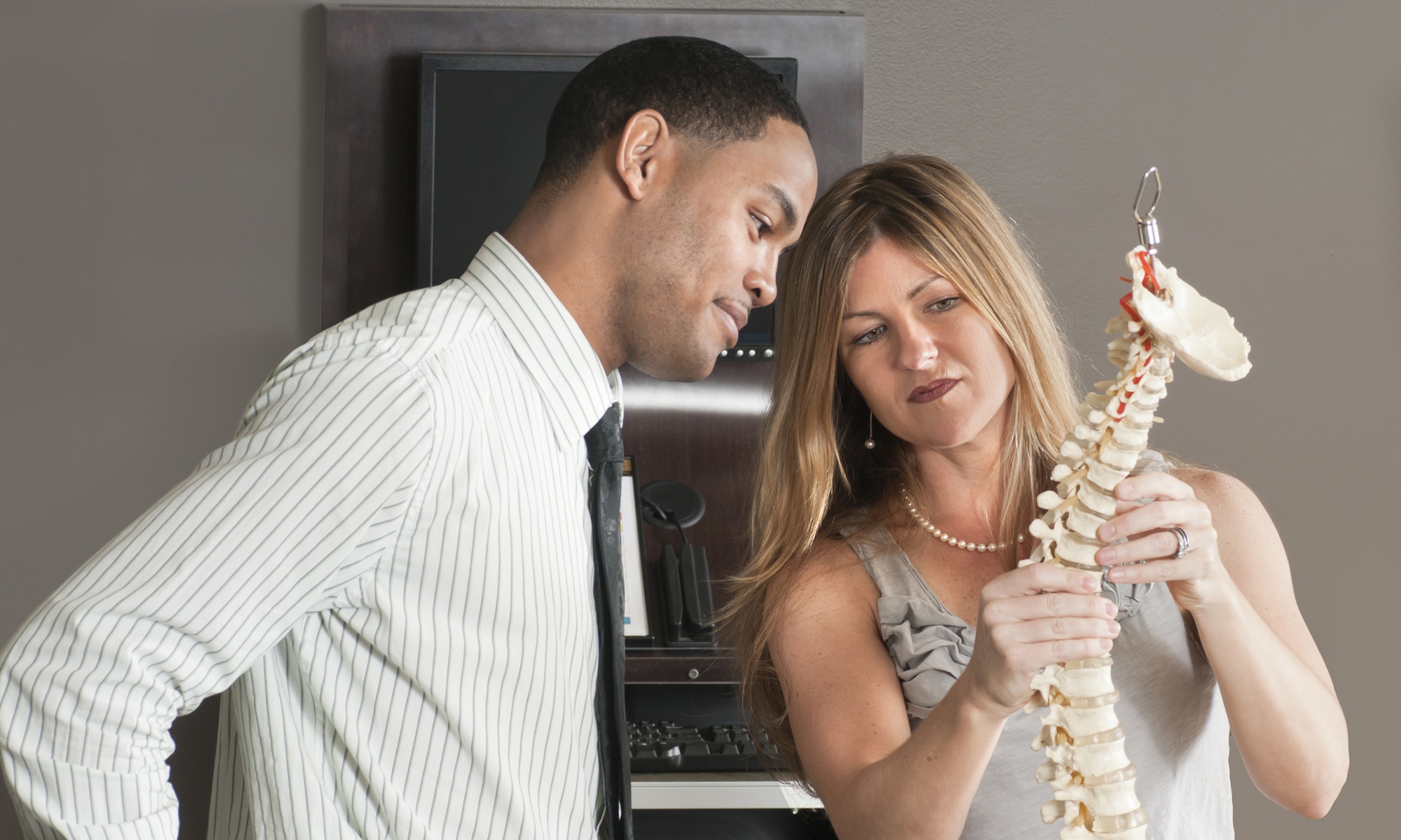 Chiropractic consultation, exam, and one adjustment