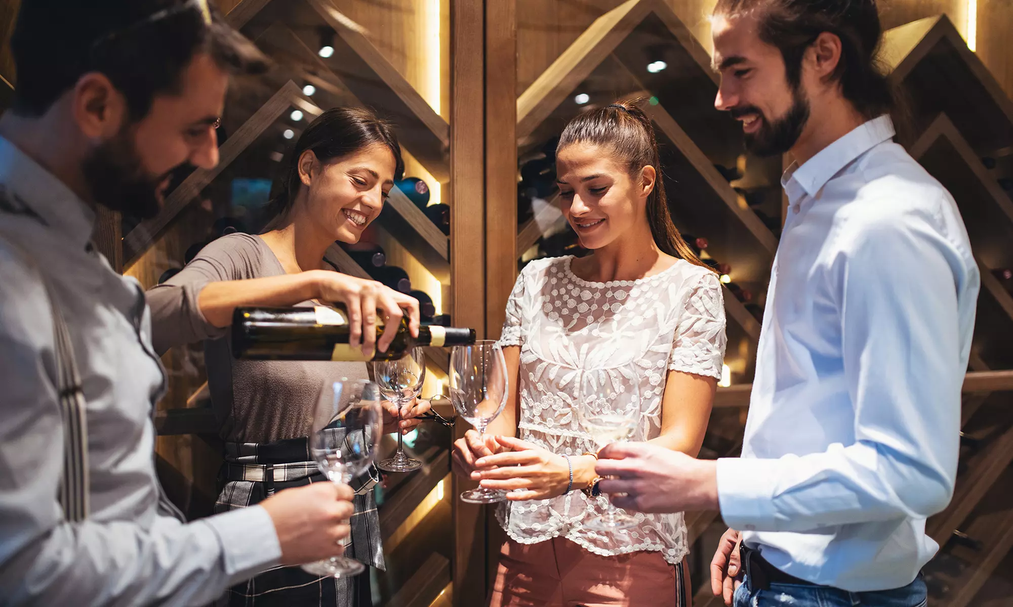 Paquete de botellas de vino