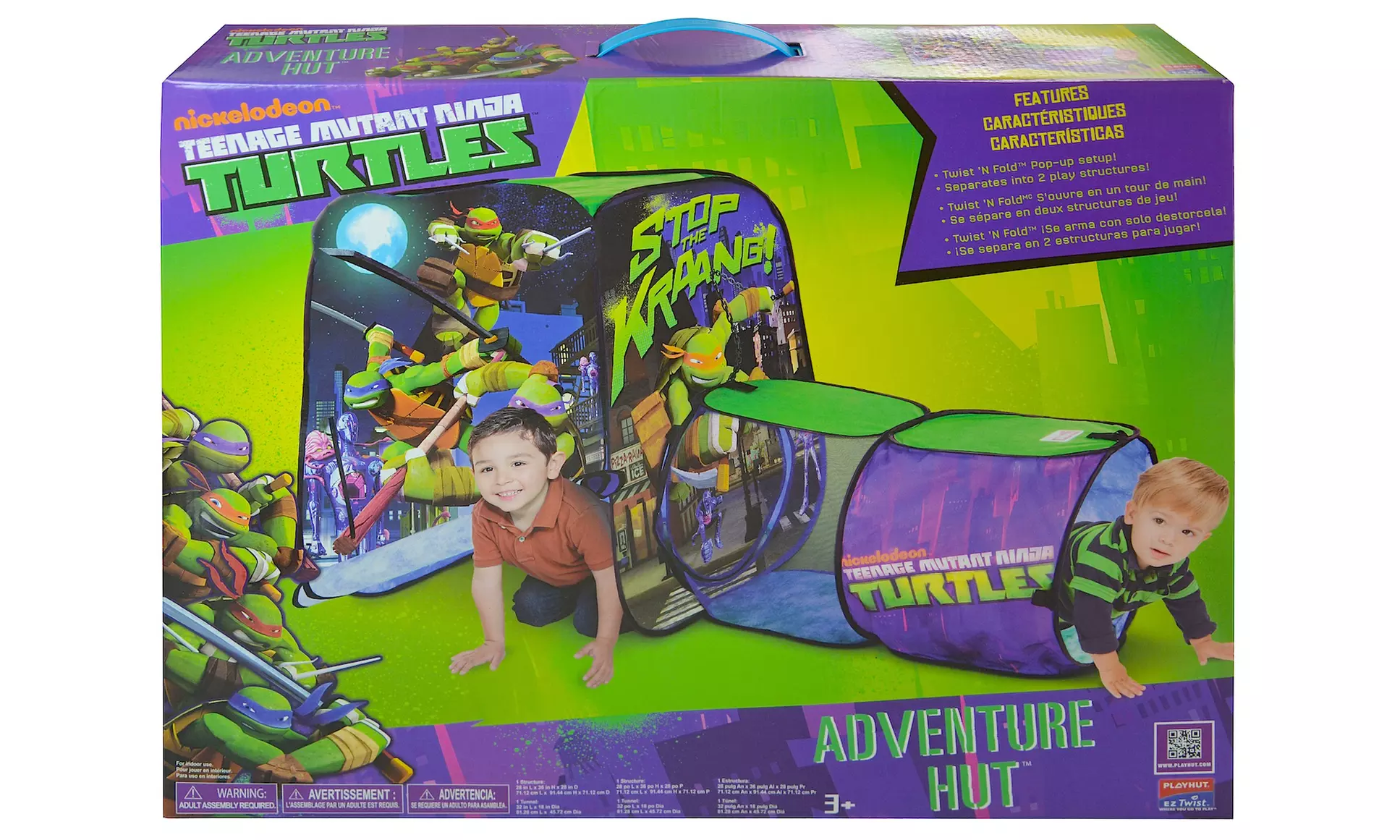 Nickelodeon Teenage Mutant Ninja Turtles Discovery Hut Tent and Tunnel - Primary Image