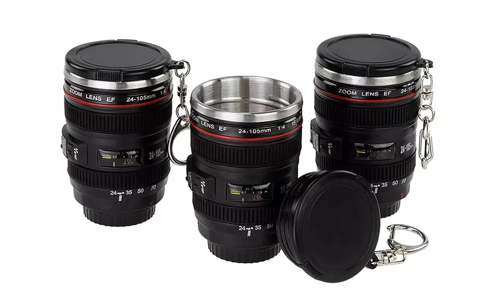 Set of 3 Mini-Camera-Lens Shot Glasses - Primary Image