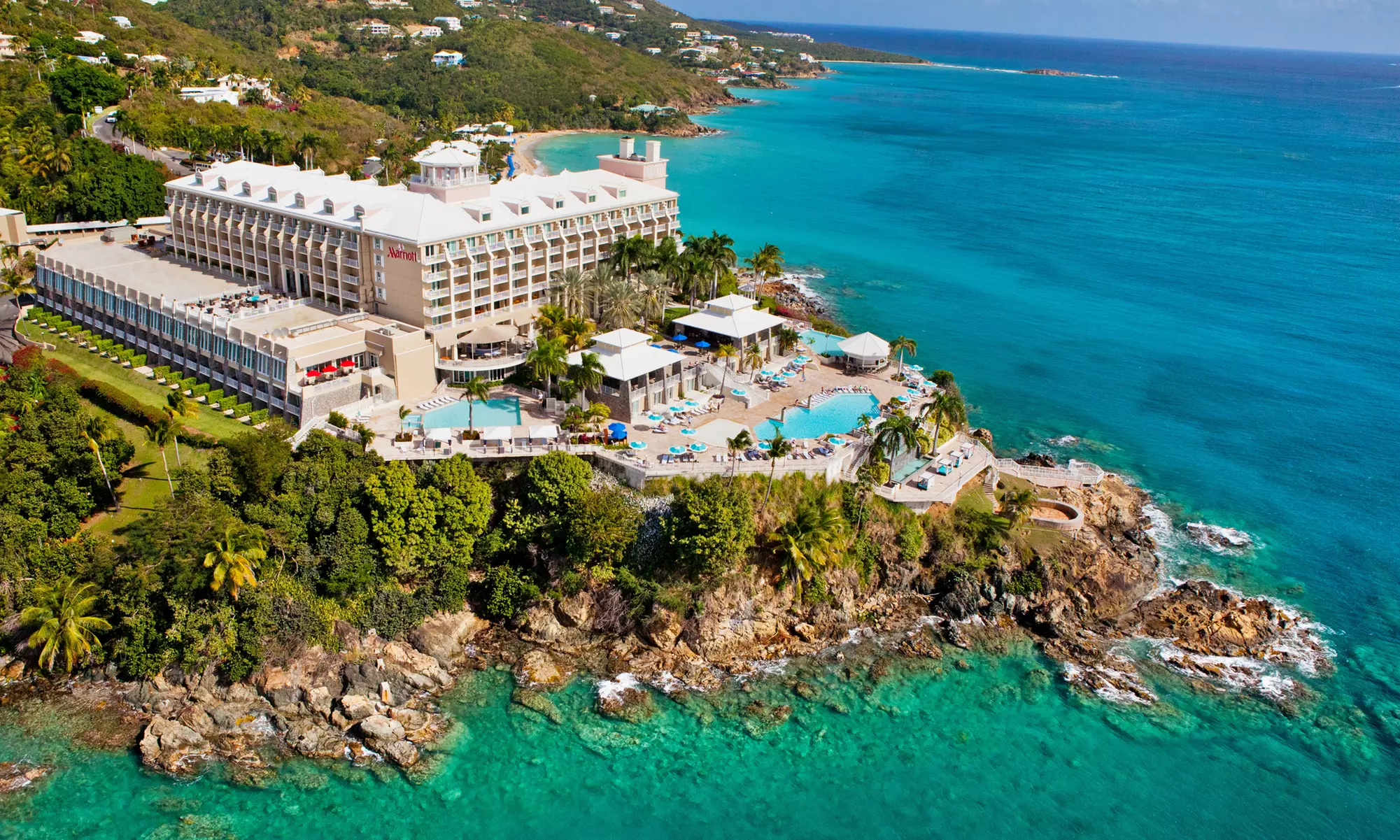 ✈ Marriott Beach Resort Stay w/ Air. Incl Taxes & Fees. Price/Person Based on Double Occupancy (Buy 1 Groupon/Person) - Primary Image