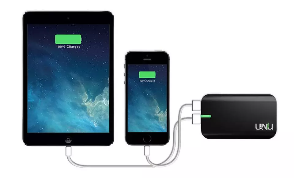 uNu 5,000mAh or 8,000mAh Portable Battery for Smartphones from $19.99–$27.99. Multiple Styles Available. - Primary Image