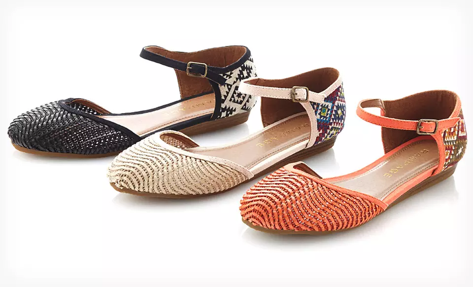 $24.99 for Rampage Milian Closed-Toe Sandal in Black, Natural, or Orange ($39.99 List Price). Free Shipping and Returns. - Primary Image