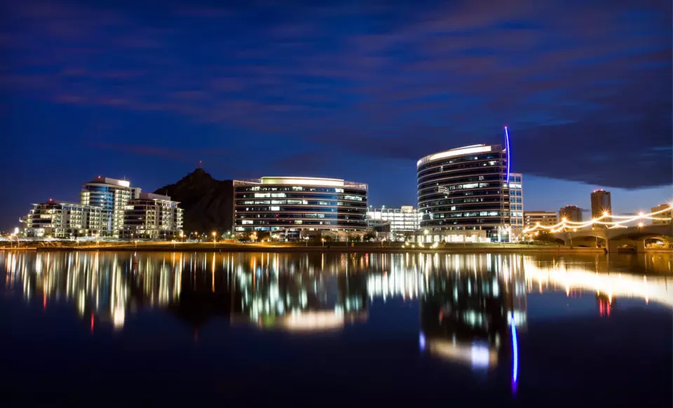 One- or Two-Night Stay at Hotel Tempe/Phoenix Airport InnSuites in Tempe, AZ. Five Options Available. - Primary Image