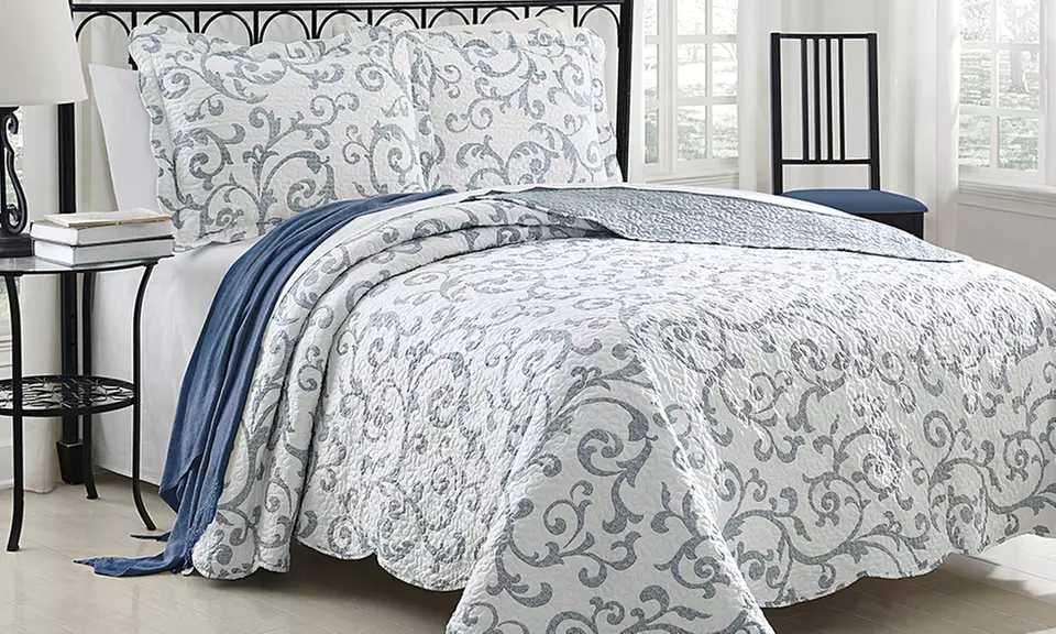 Loreal Vermicelli Quilt Set (3-Piece) - Primary Image