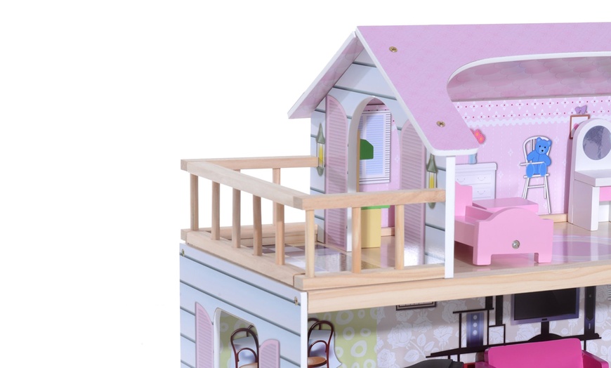 Image 5: Wooden Doll's House