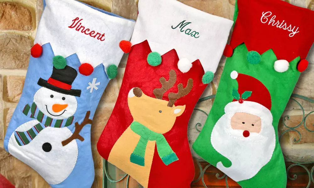 One or Two Personalized Christmas Stockings from Monogram Online (Up to 55% Off) - Primary Image
