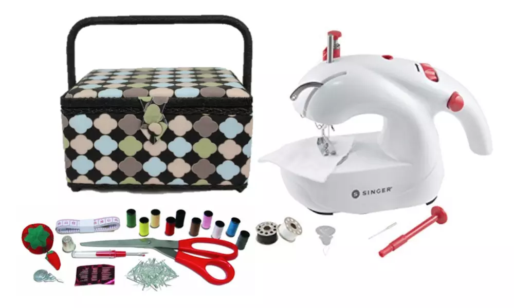 Singer Stitch Sew Quick 2 with Large Sewing Basket Set - Primary Image