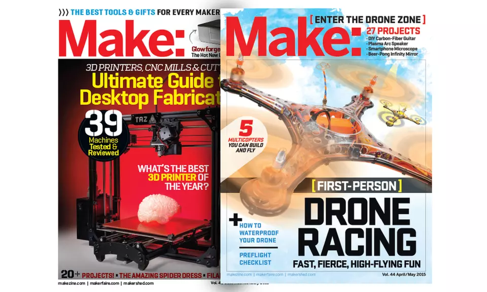 1-Year, 6-Issue Print or Digital Subscription to Make Magazine - Primary Image