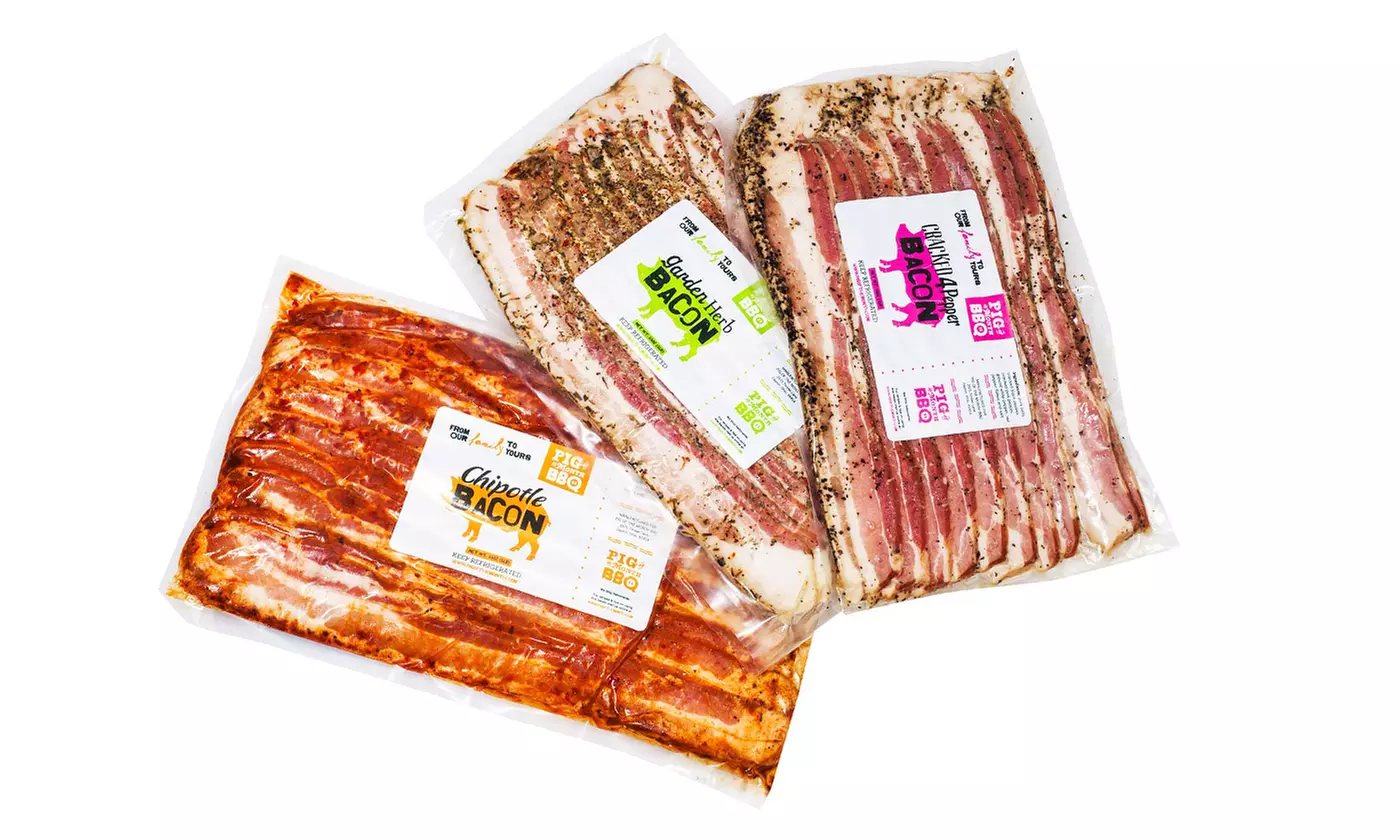 Bacon Lover's Feast from Pig of the Month (3-Piece) - Second Medium