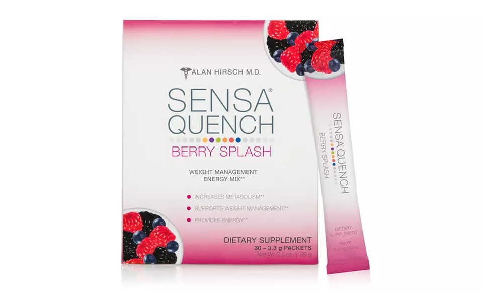 30-Pack of Sensa Quench Weight-Management Drink Mix. Multiple Flavors Available. - Second Medium