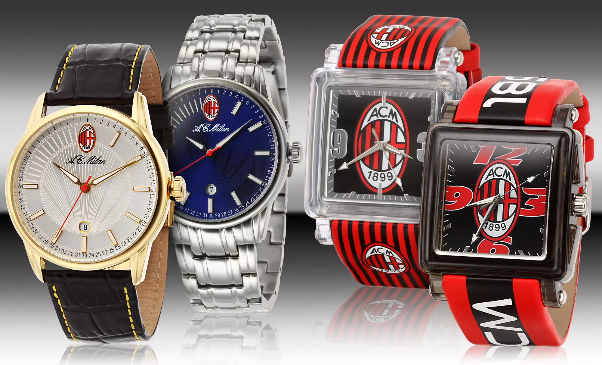 A.C. Milan Men's Franchise Logo Watches. Multiple Styles and Colors Available from $19.99 to $24.99. Free Returns. - Primary Image