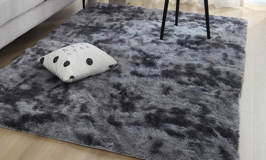 Image 3: Fluffy Soft Rug