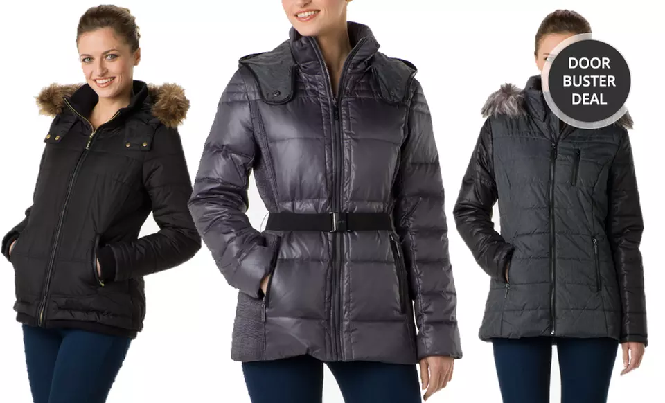 Kensie Women's Polyfill Down Jackets. Multiple Styles from $55.99–$69.99. Free Returns. - Primary Image