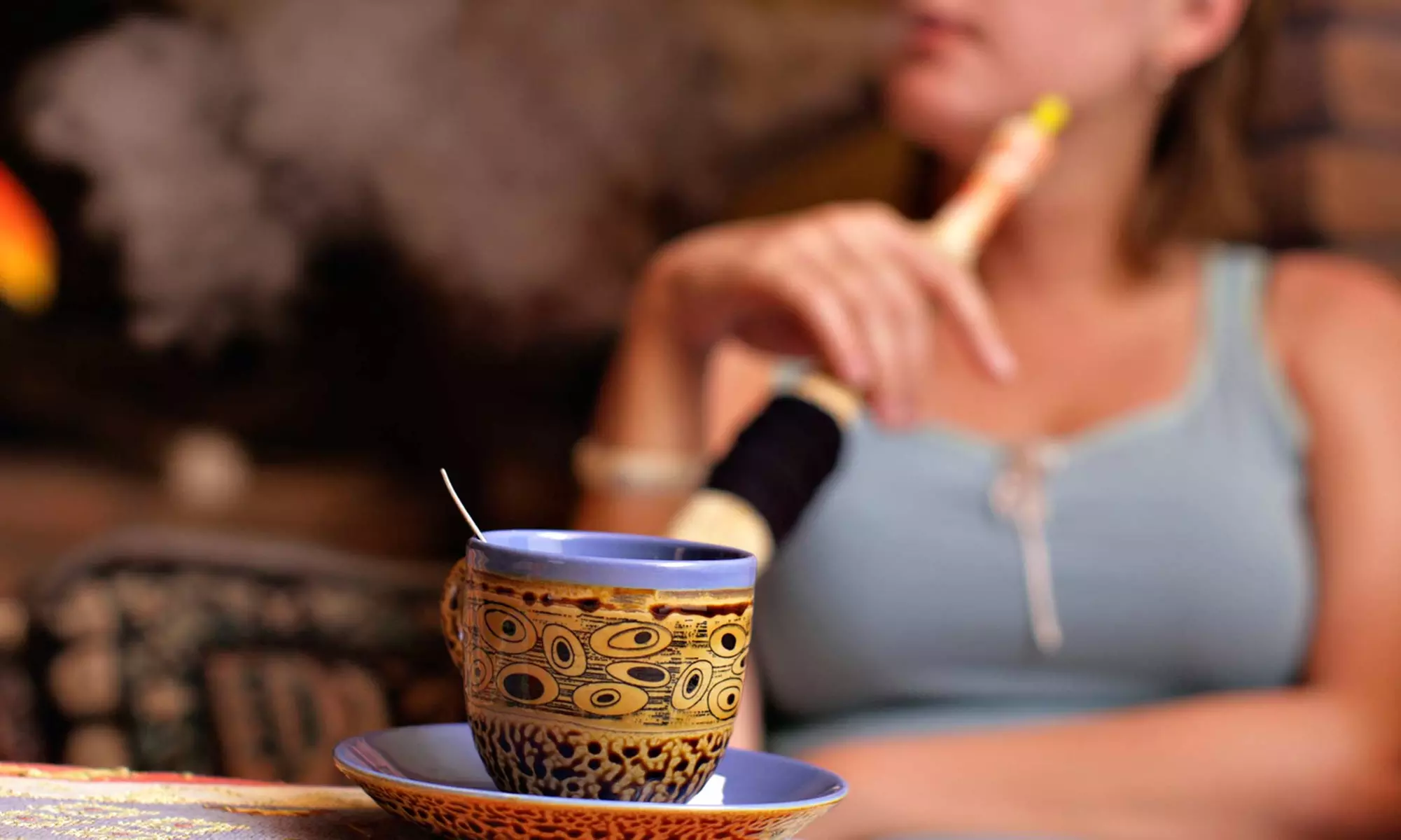 Experience Petra Hookah Lounge & Cafe's Mediterranean delights with options for food, drinks, and premium hookah up to 34% off - Primary Image