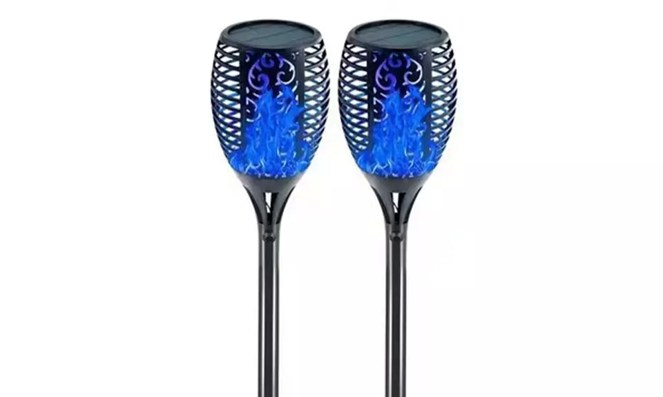 2x, 4x oder 8x Solar-Flammen-Licht