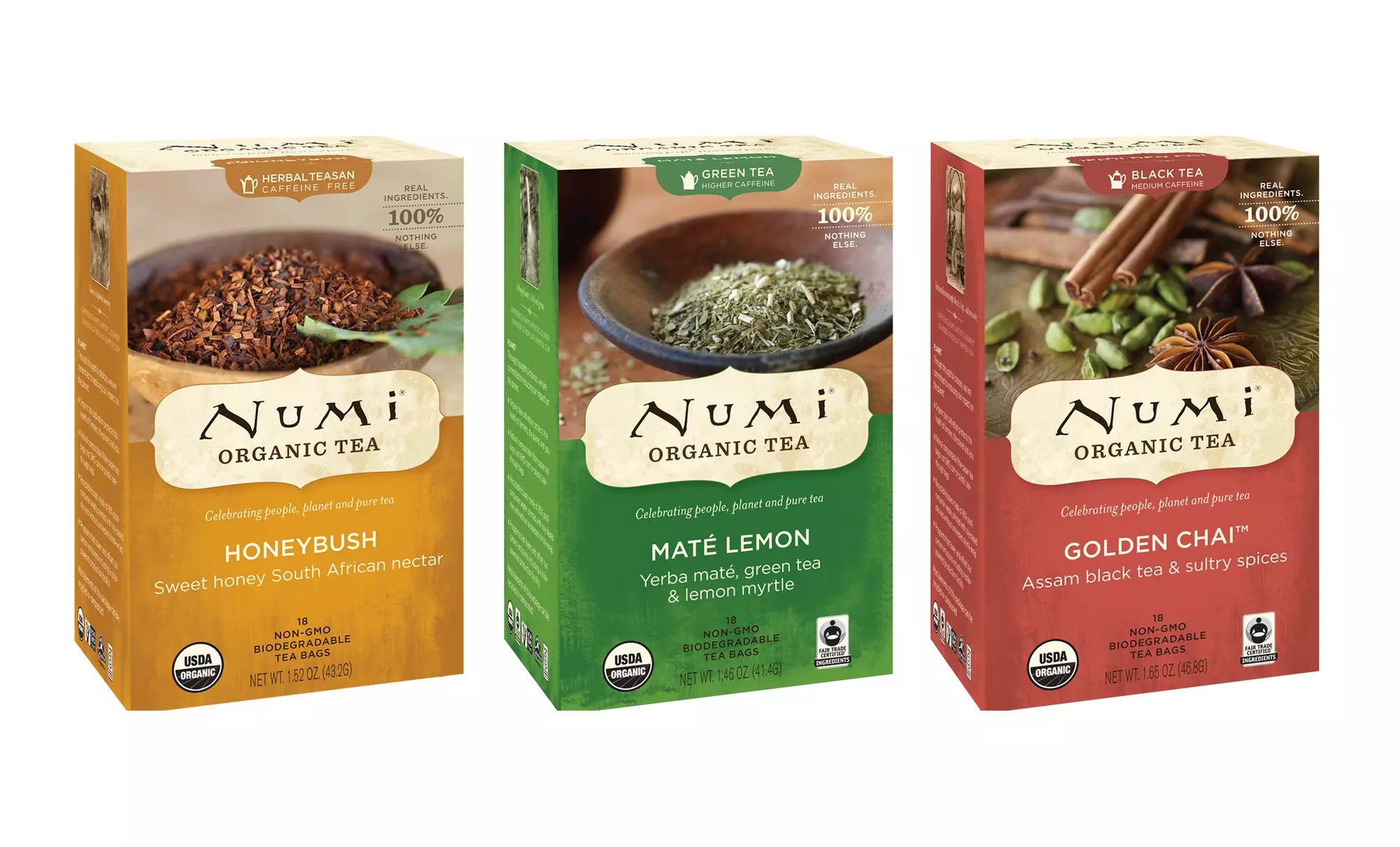 36-Count Numi Organic Tea Bags. - Primary Image