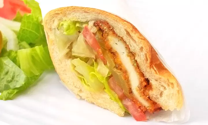 Schnitzel, Sandwiches, and Drinks at Schnitzel Express (50% Off). Two Options Available. - Primary Image