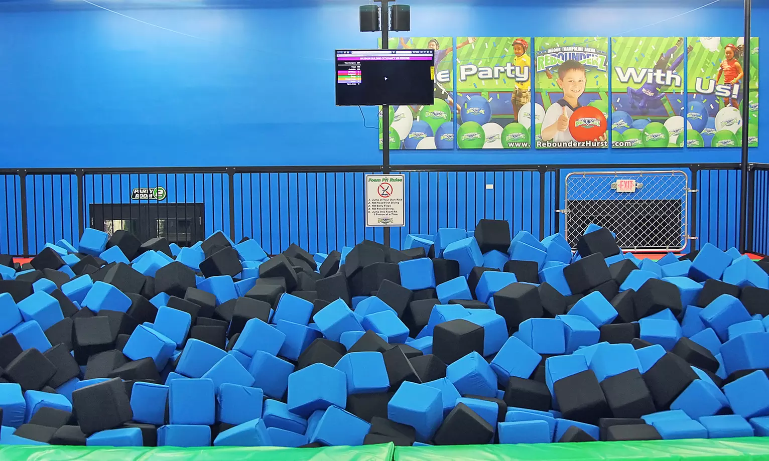 Two or Four One-Hour Jump Passes at Rebounderz of Hurst (Up to 42% Off)
 - Second Medium