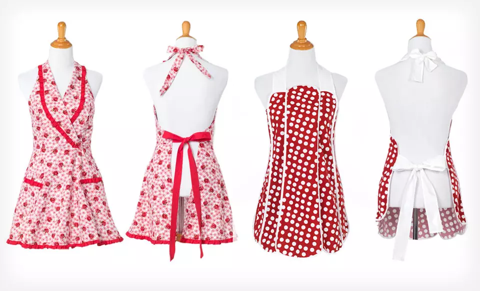 $9.99 for an American Hostess Apron ($34 List Price). 4 Styles Available. Free Returns. - Primary Image