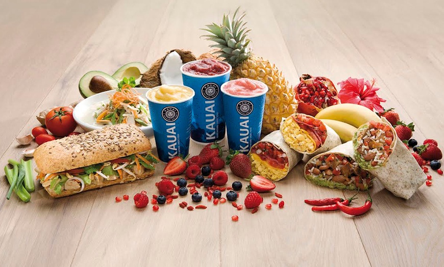 Image 1: AED 50 on Wraps and Smoothies