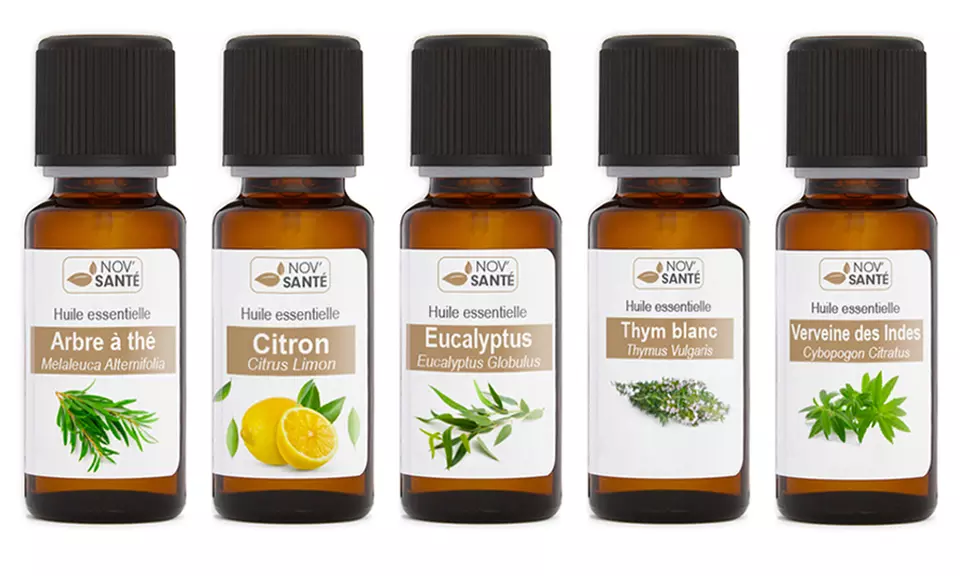 Lot de 5, 10, 15 ou 20 huiles essentielles 10 ml - Primary Image