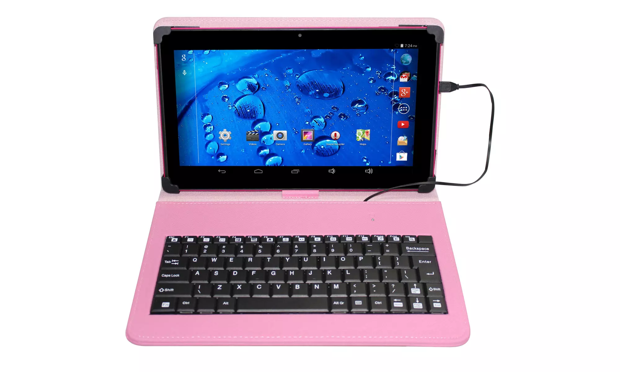 Nobis 16GB 10.1" Tablet with Android 4.4 OS and Keyboard Case (Refurbished) - Second Medium