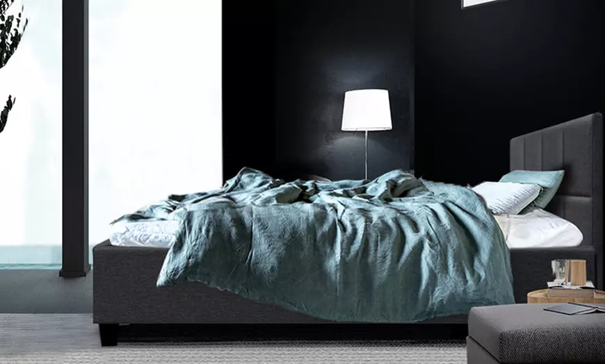 Image 5: Contemporary Plush Bed Frame