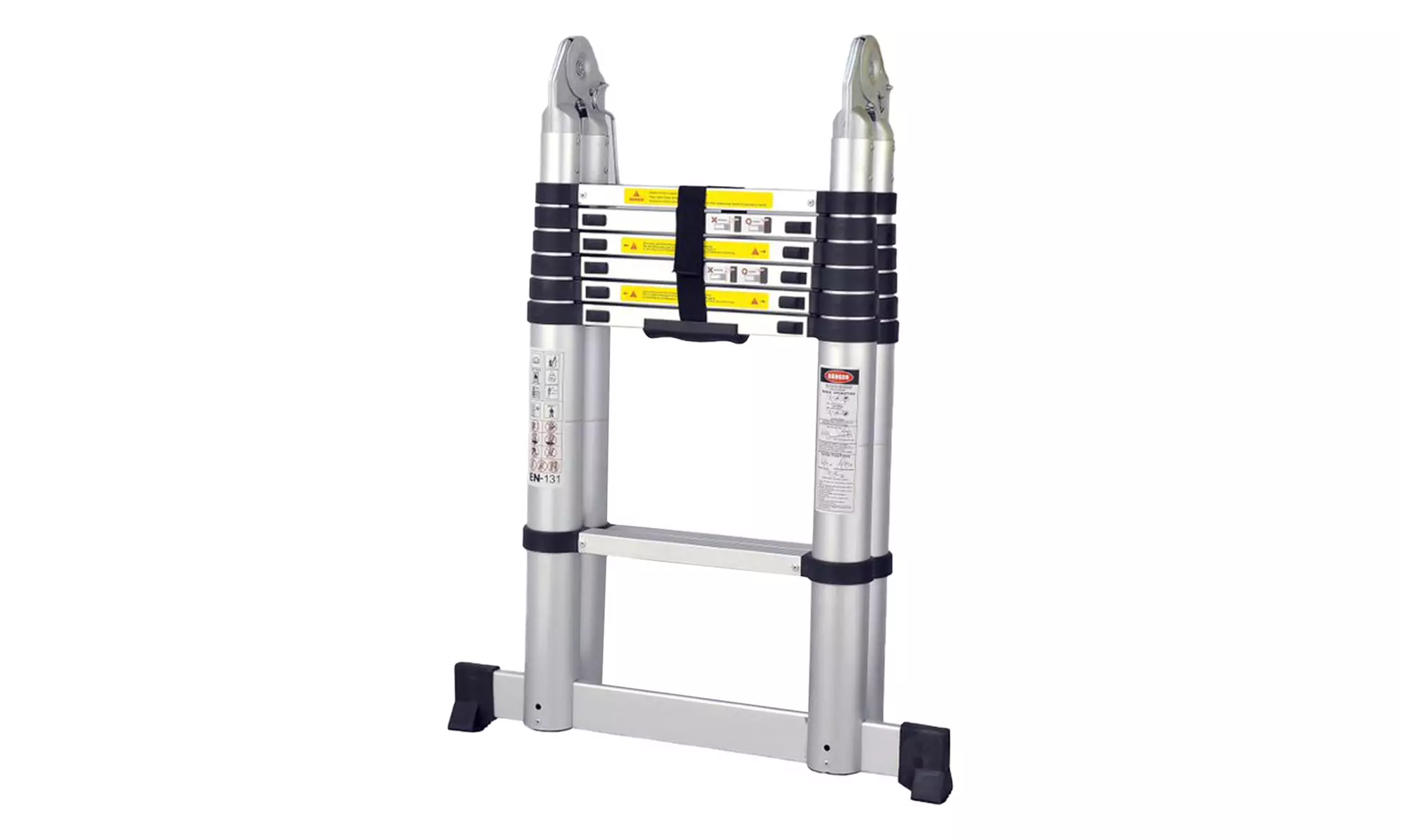 Échelle télescopique en aluminium rétractable de Herzberg