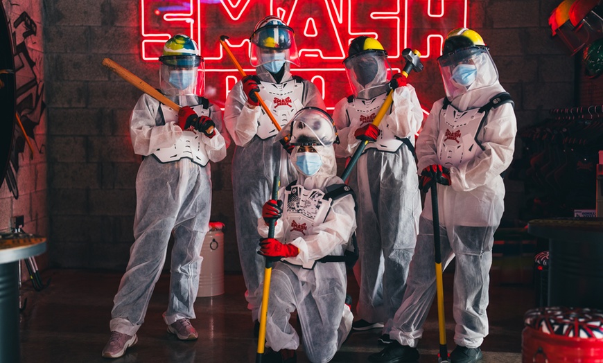 Image 1: Break Stuff for Fun: Smash Room Experience for Up to 6 Kids or Adults