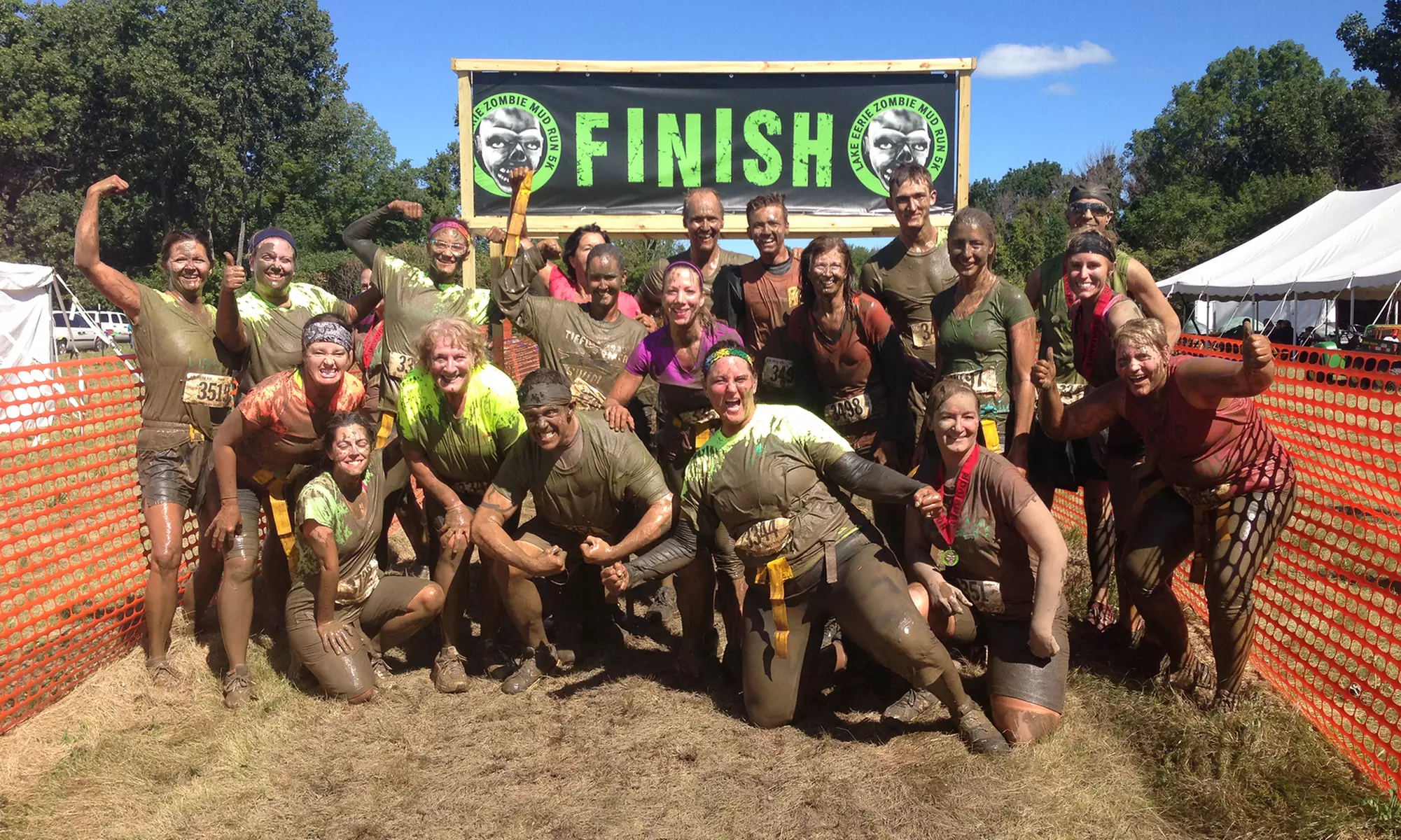 Entry and Zombie Makeup for One or Two to the Lake Eerie Zombie Mud Run on July 12 (Up to 52% Off) - Primary Image