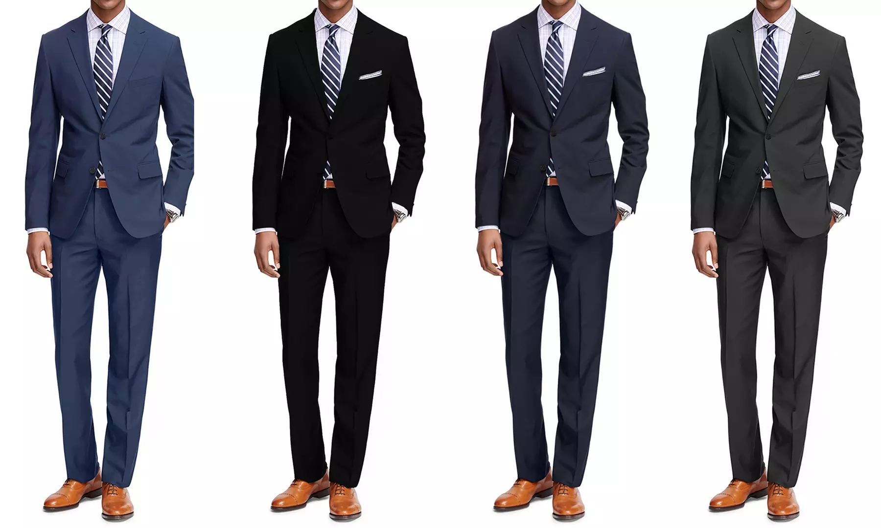 Braveman Men's Classic Fit Suits (2-Pack) - Primary Image