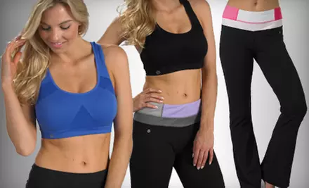 Bally Total Fitness Yoga Pant Two-Packs or Seamless Sports Bra Three-Packs (Up to 74% Off). Multiple Colors and Sizes Available. Shipping Included. - Primary Image