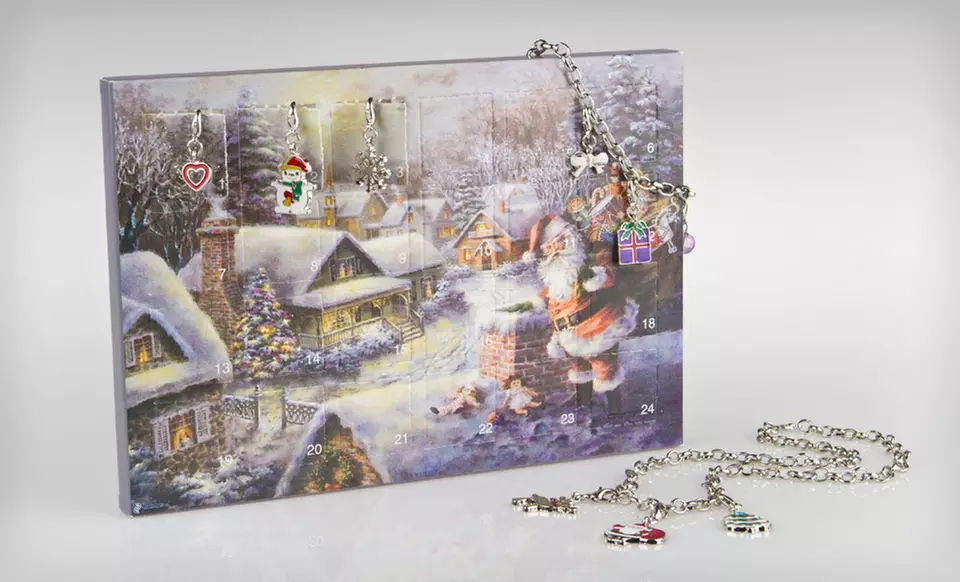 $13 for a Christmas Advent Charm Jewelry Set ($30 List Price) - Primary Image