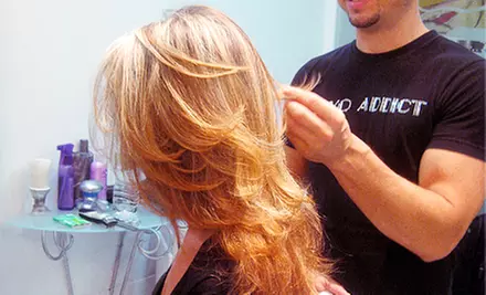 Haircut Package with a Conditioning Treatment and Optional Partial Highlights at Roberto Novo Salon (Up to 84% Off) - Primary Image