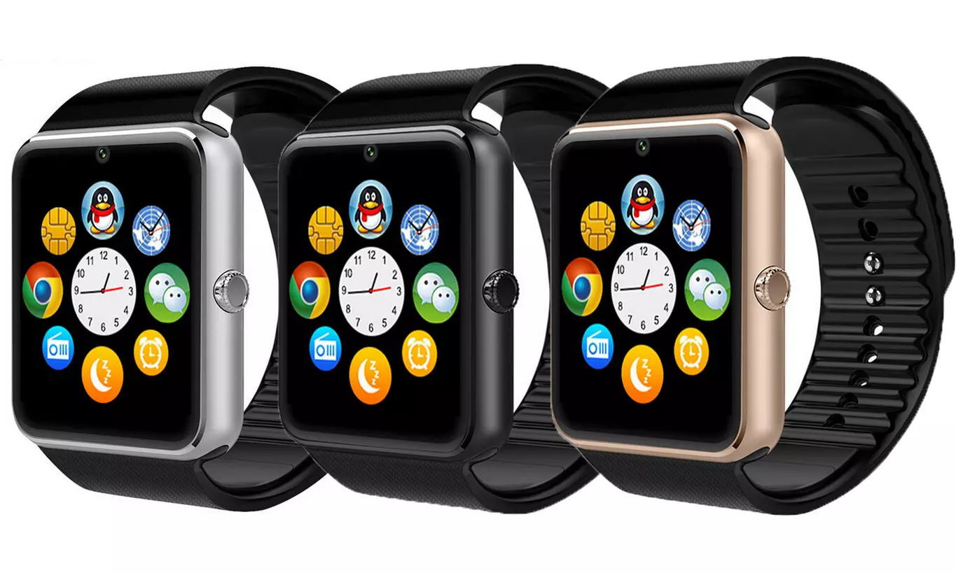 Smartwatch mit Edelstahlgehäuse in der Farbe nach Wahl inkl. Versand (81% sparen*) - Primary Image