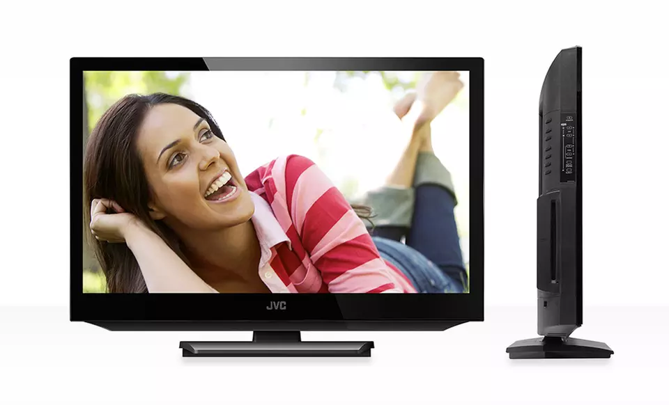 JVC 32" LCD HDTV with Built-in DVD Player (Manufacturer Refurbished). Free Returns. - Primary Image