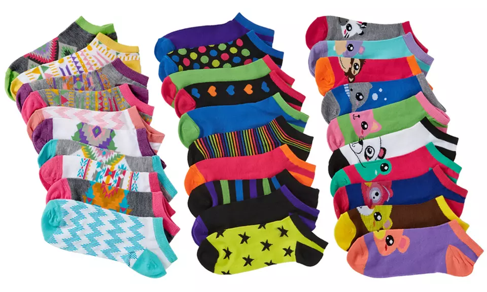 Women's No-Show Ankle Socks (10-Pack) | Brought to You by ideel - Primary Image
