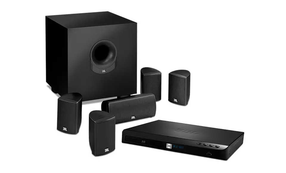 JBL Cinema BD 300 Bluetooth Wireless 5.1-Channel 3D Blu-ray Home-Theater System - Primary Image