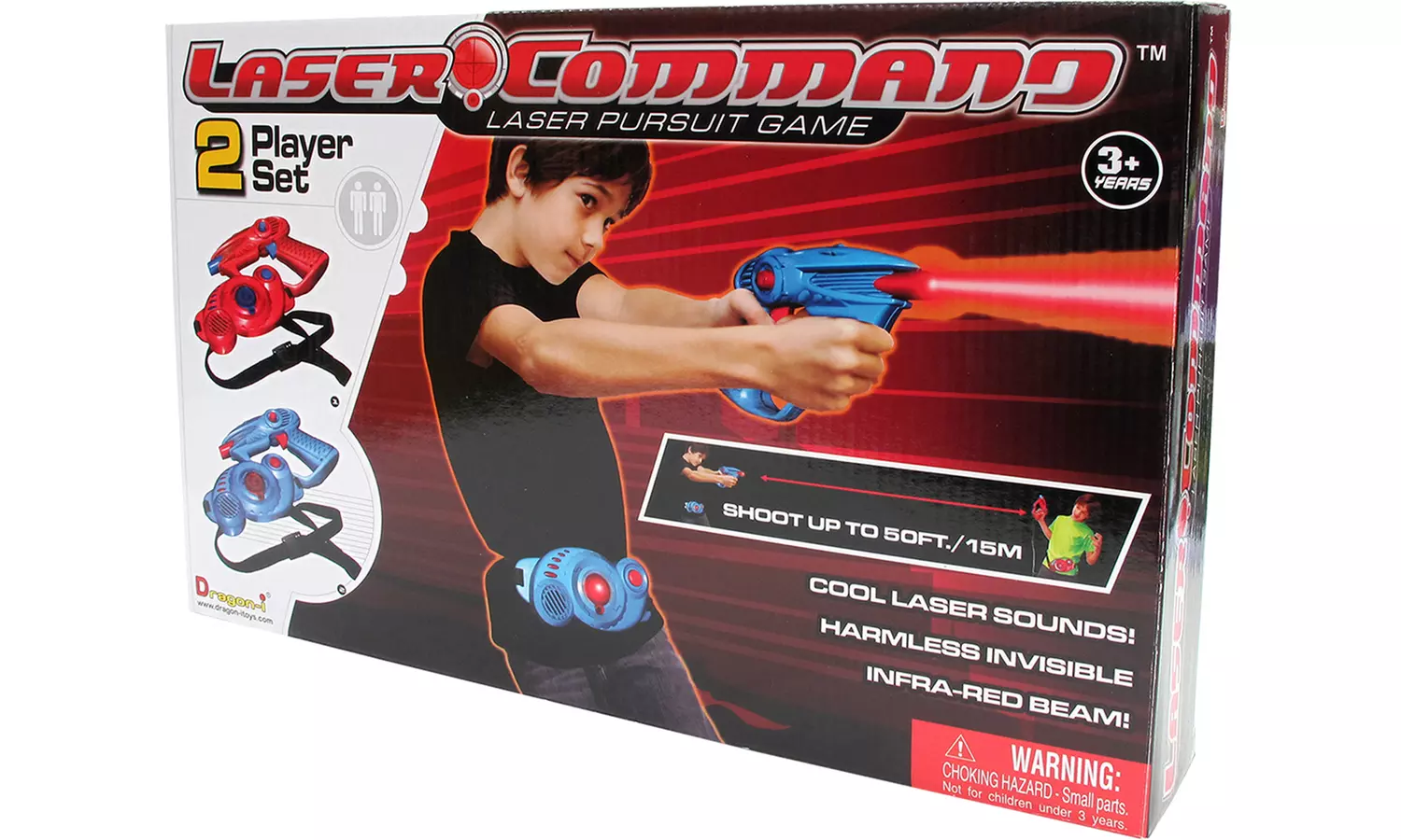 Laser-Tag Spiel-Set für Kinder mit Sensor-Gurt und Phaser-Pistole - Primary Image