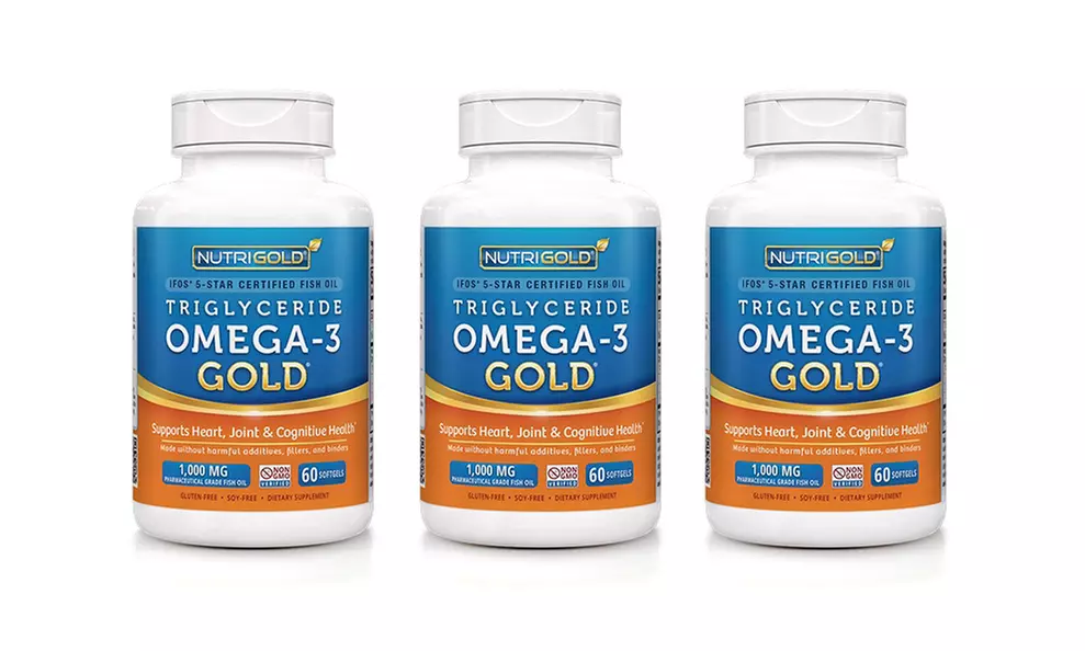 NutriGold Triglyceride Omega-3 Gold, (60-Count) - Second Medium