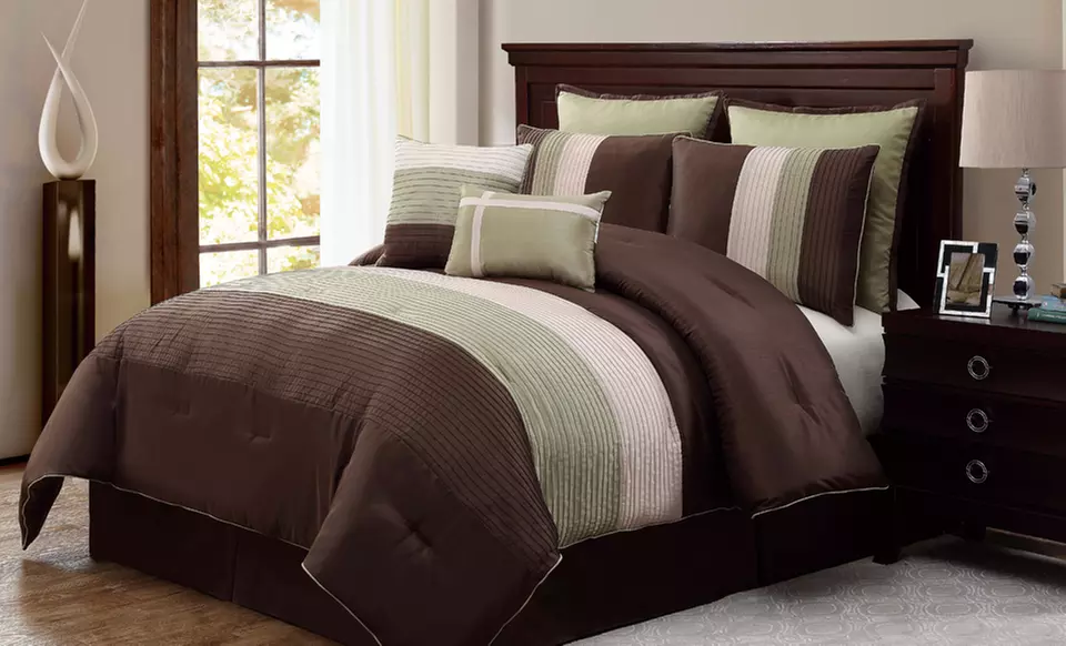 8-Piece Comforter Set Queen or King from $69.99–$74.99. Multiple Colors Available. Free Returns. - Primary Image