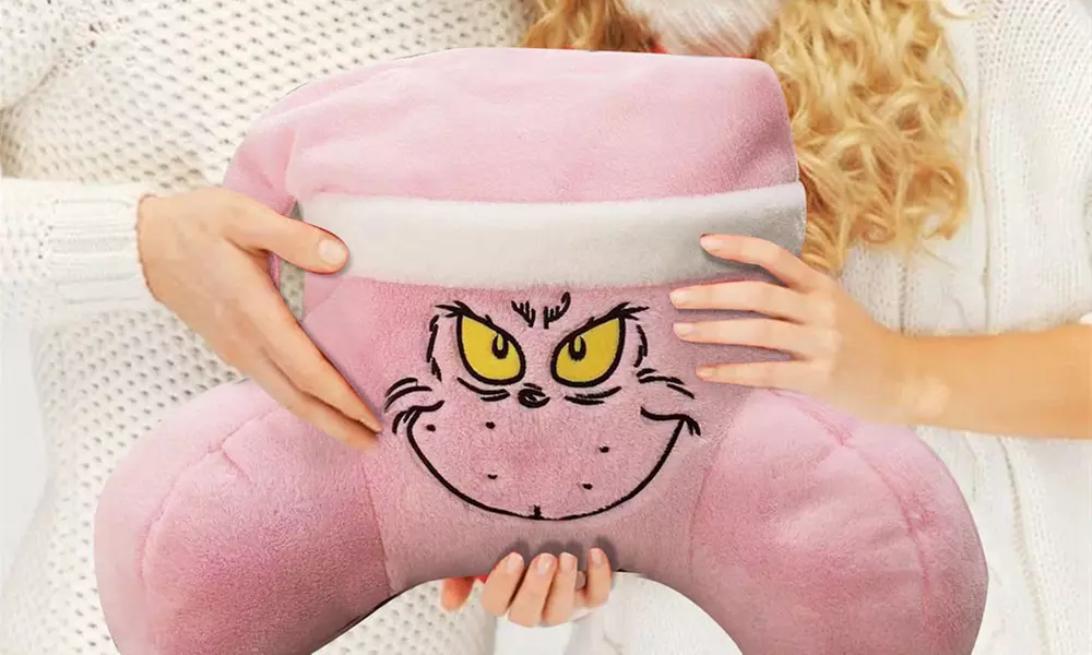 Christmas Grinch Inspired Support Pillow