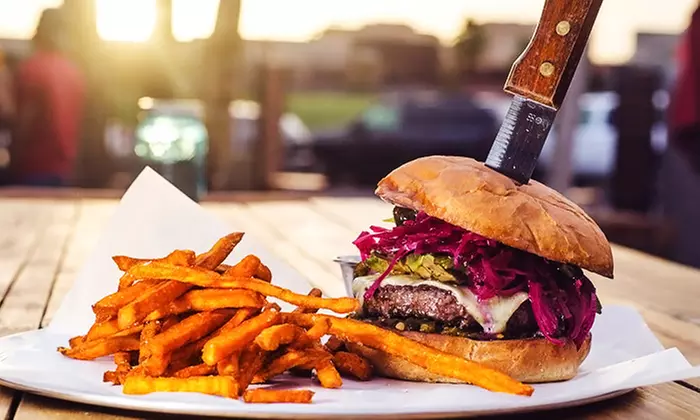 Casual American Food at Boondocks Patio & Grill (Up to 40% Off). Two Options Available. - Primary Image
